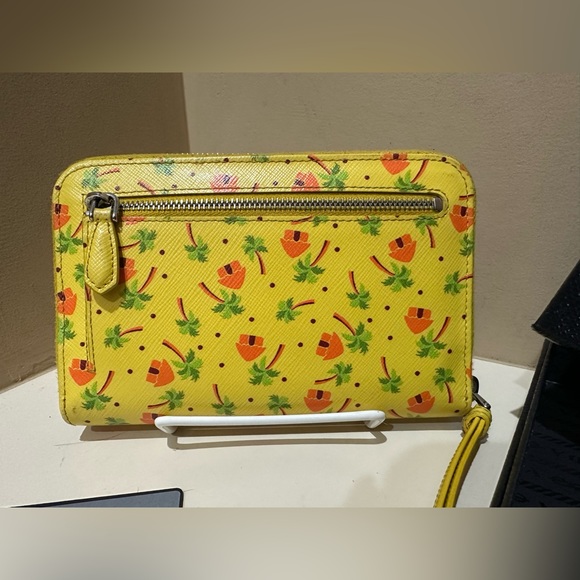 PRADA RARE PALM TREE WALLET/MINI Pochette - Picture 3 of 13